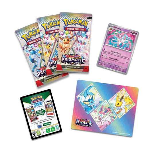Pokémon trading card game packs and cards on a white background