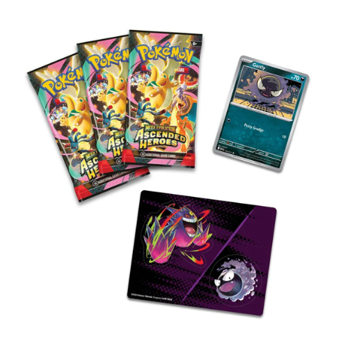 Pokémon trading card game packs and cards on a white background
