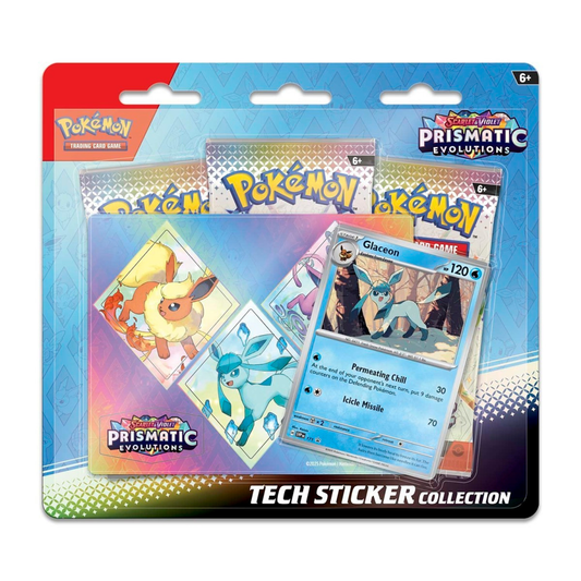 Pokémon trading card game pack with Prismatic Evolutions branding